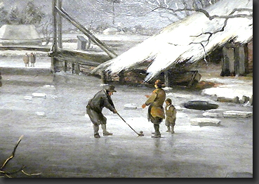 Hobbema  A
                  Winter Scene (detail)  Yale Museum of Fine Arts