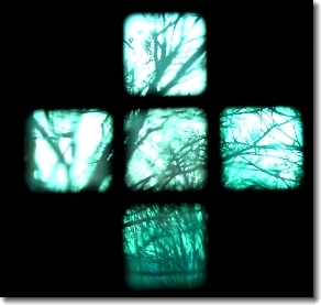 [Blue Cross
                  Stained Glass]