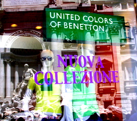 Benetton @ the Trevi Fountain