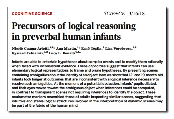 Infants
              Logic