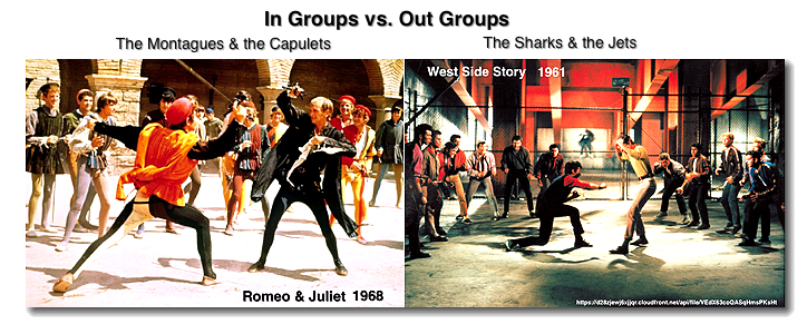 Movies - Romeo & Juliet and West
            Side Story