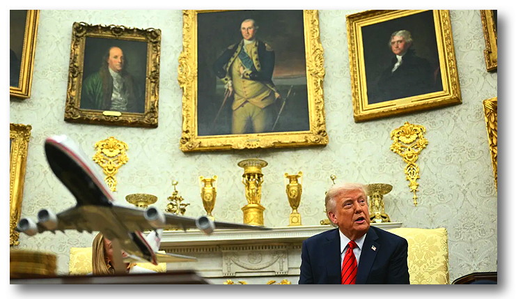 Trump in Oval Office April 2025