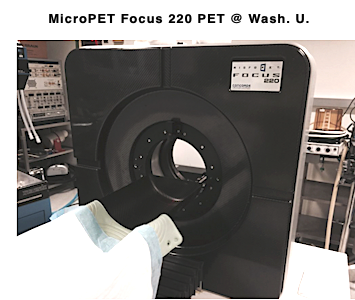MicroPET
                      scanner @ Washington U, St. Louis