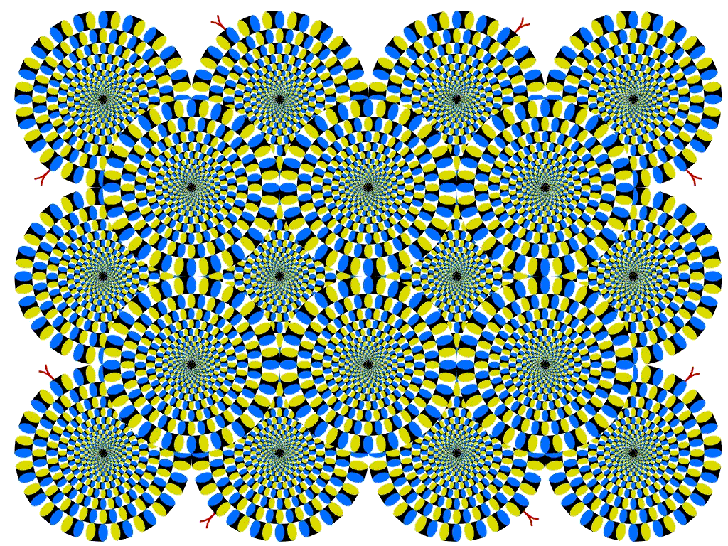 Illusion 1 - Spinning circles