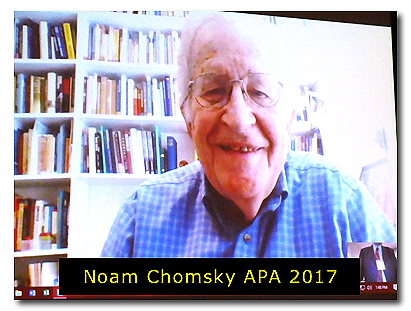 Noam Chomsky @
            2017 APA Washington DC