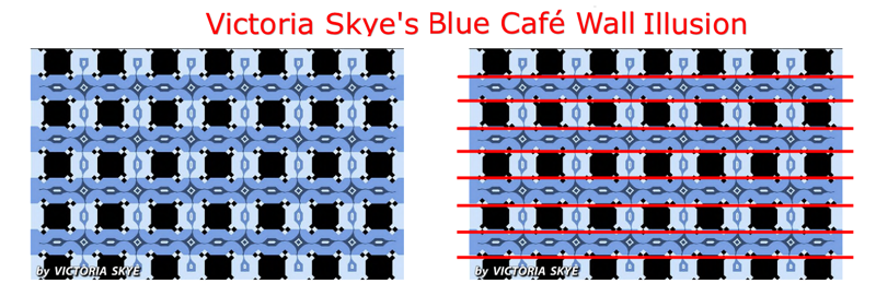 Skye
                        Blue Caf� Wall Illusion