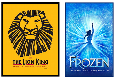 The
                  Lion King & Frozen Theater Productions