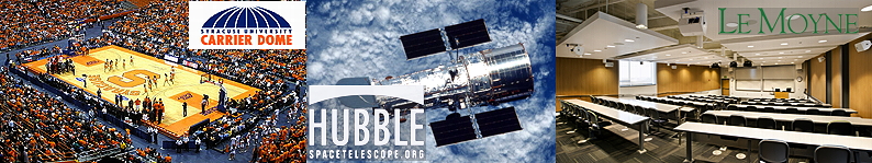 Carrier Dome • Hubble Telescope • Le Moyne Science
                Lab