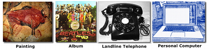 Layered Media: Paining, Album,
                  Telephone, Personal Computer