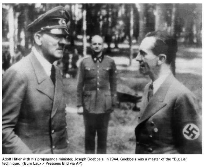 Hitler
                    & Goebbels