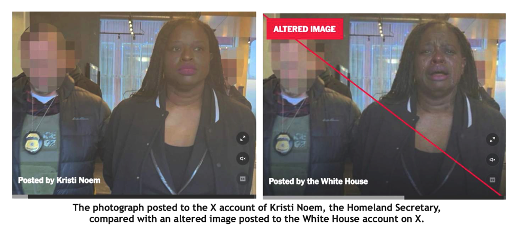 Altered Image: Noem vs. White House