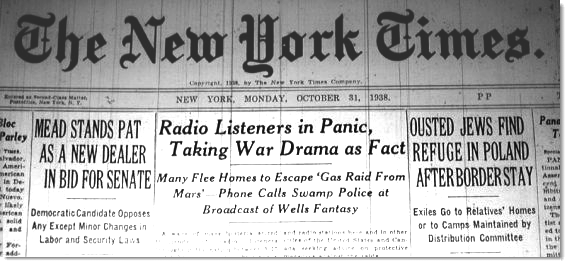 War of the Worlds NYT