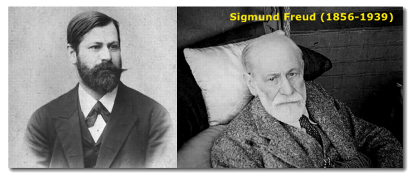 Two photographs of Sigmund Freud