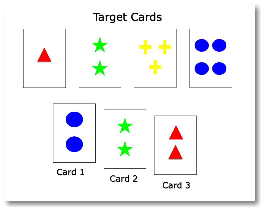 Wisconsin
              Card Sort Test Set up