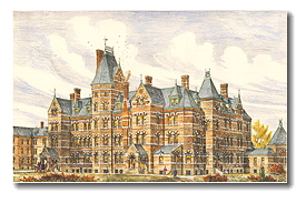 [Hudson River State Hospital Old Building Drawin]